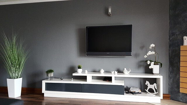 TV in a living room